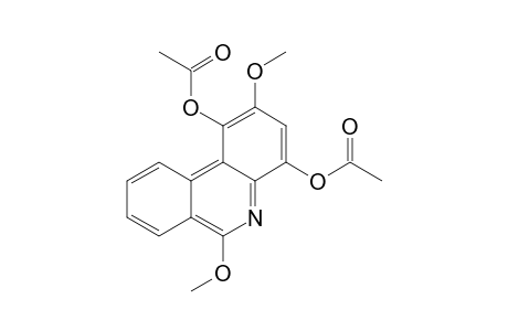 1,4-Diacetoxy-2,6-dimethoxyphenanthridine