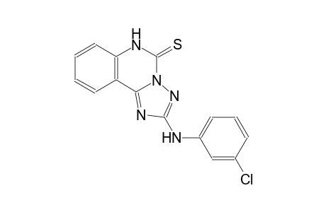[1,2,4]triazolo[1,5-c]quinazoline-5(6H)-thione, 2-[(3-chlorophenyl)amino]-