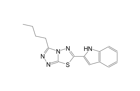 1H-indole, 2-(3-butyl[1,2,4]triazolo[3,4-b][1,3,4]thiadiazol-6-yl)-