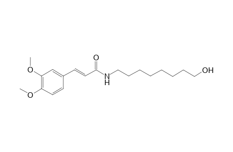 (E)-3-(3,4-Dimethoxyphenyl)-N-(8-hydroxyoctyl)prop-2-enamide