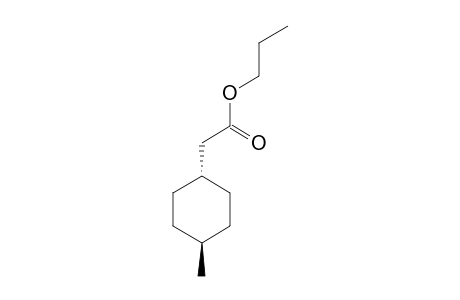 TRANS-4-METHYL-(PROPYL-CYCLOHEXANEACETATE)