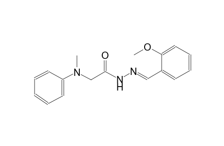 acetic acid, (methylphenylamino)-, 2-[(E)-(2-methoxyphenyl)methylidene]hydrazide