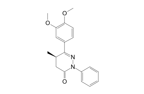 6-(3,4-DIMETHOXYPHENYL)-5-METHYL-2-PHENYL-4,5-DIHYDRO-2H-PYRIDAZIN-3-ONE