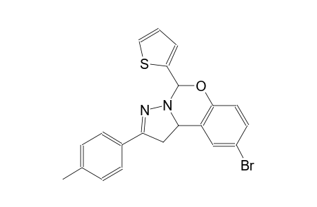 pyrazolo[1,5-c][1,3]benzoxazine, 9-bromo-1,10b-dihydro-2-(4-methylphenyl)-5-(2-thienyl)-