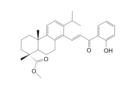 Methyl 14-[2'-(2"-hydroxybenzoyl)vinyl]-dehydroabietate
