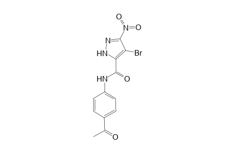 N-(4-acetylphenyl)-4-bromo-3-nitro-1H-pyrazole-5-carboxamide