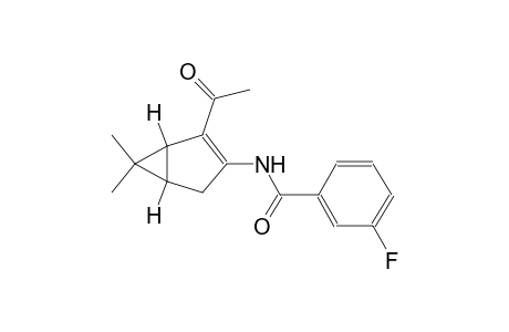 N-[(1S,5R)-2-acetyl-6,6-dimethylbicyclo[3.1.0]hex-2-en-3-yl]-3-fluorobenzamide