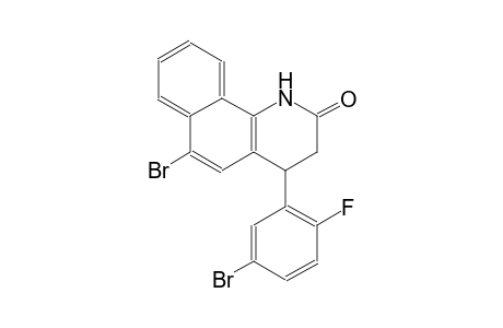 benzo[h]quinolin-2(1H)-one, 6-bromo-4-(5-bromo-2-fluorophenyl)-3,4-dihydro-