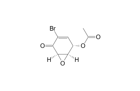 7-Oxabicyclo[4.1.0]hept-3-en-2-one, 5-(acetyloxy)-3-bromo-, [1R-(1.alpha.,5.alpha.,6.alpha.)]-