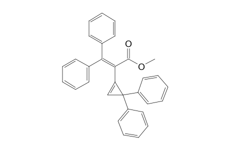 Methyl 3,3-diphenyl-2-(2,2-diphenyl)cyclopropenyl)prop-2-enoate