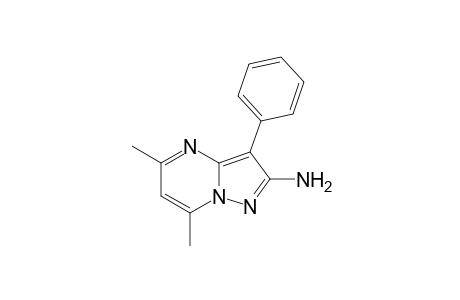 2-amino-5,7-dimethyl-3-phenylpyrazolo[1,5-a]pyrimidine