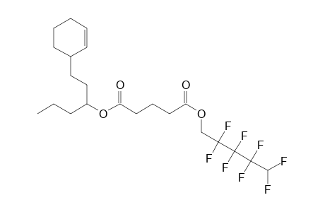 Glutaric acid, 1-(cyclohex-2-enyl)hex-3-yl 2,2,3,3,4,4,5,5-octafluoropentyl ester