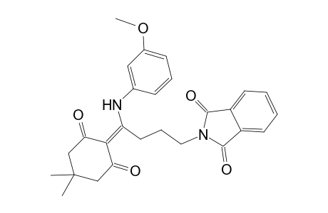 2-[4-(2,6-diketo-4,4-dimethyl-cyclohexylidene)-4-(m-anisidino)butyl]isoindoline-1,3-quinone