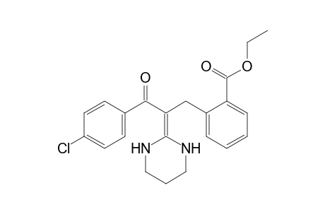 2-[(4-Chlorobenzoyl)(2-ethoxycarbonylbenzyl)methylene]-1,2,3,4,5,6-hexahydropyrimidine