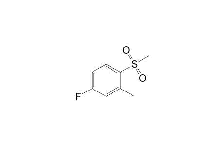 4-Fluoranyl-2-methyl-1-methylsulfonyl-benzene