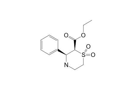 R-2E-ETHOXYCARBONYL-T-3-PHENYL-1,4-THIAZANE-1,1-DIOXIDE