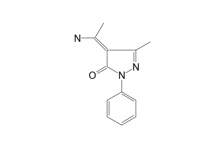 (4Z)-4-(1-aminoethylidene)-5-methyl-2-phenylpyrazol-3-one