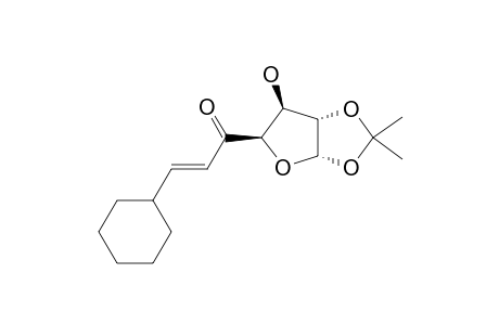 6,7-DIDEOXY-7-CYCLOHEXYL-1,2-O-ISOPROPYLIDENE-ALPHA-D-XYLO-HEPTAFURANOS-6-EN-5-ULOSE