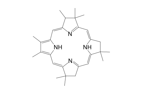 2,2,7,7,12,12,13,17,18-Nonamethyl-2,3,7,8,12,13,22,24-octahydro-porphine