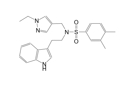 benzenesulfonamide, N-[(1-ethyl-1H-pyrazol-4-yl)methyl]-N-[2-(1H-indol-3-yl)ethyl]-3,4-dimethyl-