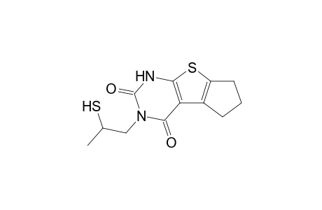 3-(2'-Mercaptopropyl)-6,7-dihydro-5H-cyclopenta[4,5]thieno[2,3-d]pyrimidine-2,4(1H,3H)-dione
