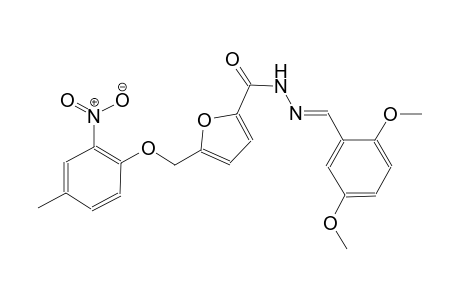 N'-[(E)-(2,5-dimethoxyphenyl)methylidene]-5-[(4-methyl-2-nitrophenoxy)methyl]-2-furohydrazide