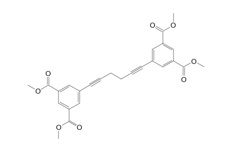 5-[6-(3,5-dicarbomethoxyphenyl)hexa-1,5-diynyl]benzene-1,3-dicarboxylic acid dimethyl ester