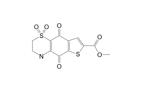 METHYL-5,9-DIOXO-3,4,5,9-TETRAHYDRO-2H-THIENO-[2',3':4,5]-BENZO-[1,2-B]-[1,4]-THIAZINE-7-CARBOXYLATE-1,1-DIOXIDE