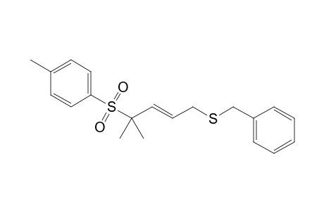 (E)-1-Benzylthio-4-methyl-4-tosyl-2-pentene
