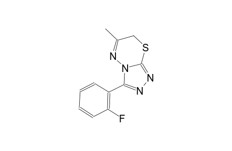 3-(2-fluorophenyl)-6-methyl-7H-[1,2,4]triazolo[3,4-b][1,3,4]thiadiazine