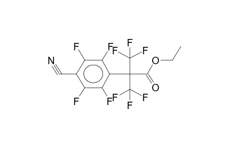 ETHYL 2,2-BIS(TRIFLUOROMETHYL)-2-(4'-CYANOTETRAFLUOROPHENYL)ACETATE