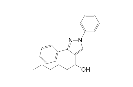 1-(1H-1,3-Diphenylpyrazol-4-yl)hexan-1-ol