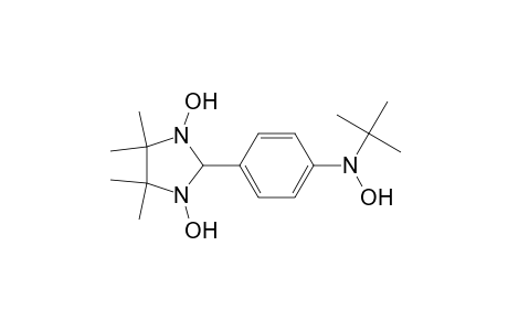 Benzenamine, 4-(1,3-dihydroxy-4,4,5,5-tetramethyl-2-imidazolidinyl)-N-(1,1-dimethylethyl)-N-hydroxy-