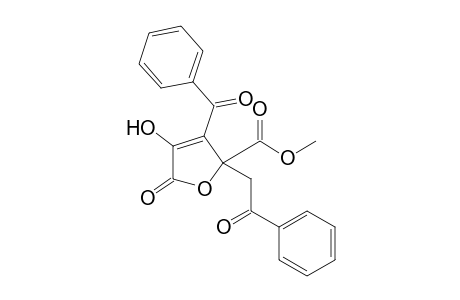 4-(Benzoyl)-3-hydroxy-5-(benzoylmethyl)-5-(methoxycarbonyl)-2,5-dihydrofuran-2-one