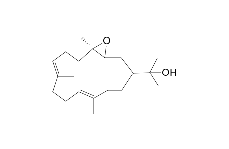 (1R,7R,11E)-3,4-Epoxy-15-hydroxy-7,11-cembradiene