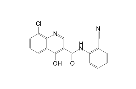 3-quinolinecarboxamide, 8-chloro-N-(2-cyanophenyl)-4-hydroxy-