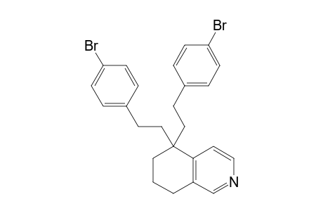 5,5-BIS-(4'-BROMOPHENETHYL)-5,6,7,8-TETRAHYDRO-ISOQUINOLINE