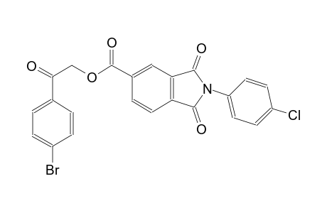 1H-isoindole-5-carboxylic acid, 2-(4-chlorophenyl)-2,3-dihydro-1,3-dioxo-, 2-(4-bromophenyl)-2-oxoethyl ester