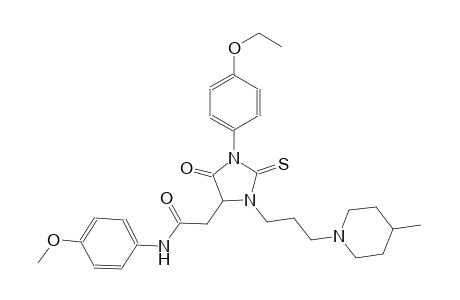 4-imidazolidineacetamide, 1-(4-ethoxyphenyl)-N-(4-methoxyphenyl)-3-[3-(4-methyl-1-piperidinyl)propyl]-5-oxo-2-thioxo-