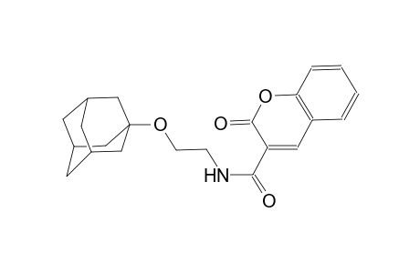 2-Oxo-2H-chromene-3-carboxylic acid [2-(adamantan-1-yloxy)-ethyl]-amide