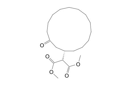 2-[(1S)-3-ketocyclopentadecyl]malonic acid dimethyl ester