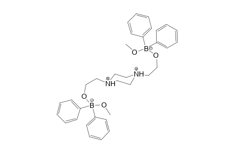 bisdiphenylmethoxy-[2,2'-(2,4-piperaziniumdiethoxy)]bisborate