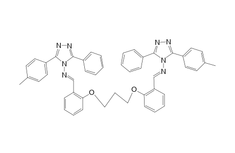 1,3-BIS-[ORTHO-(N-METHYLIDENAMINO-3-PARA-TOLYL-5-PHENYL-4H-1,2,4-TRIAZOLE-4-YL)-PHENOXY]-PROPANE