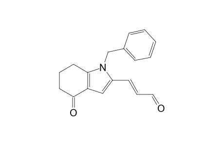 (E)-3-(1-benzyl-4-keto-6,7-dihydro-5H-indol-2-yl)acrolein