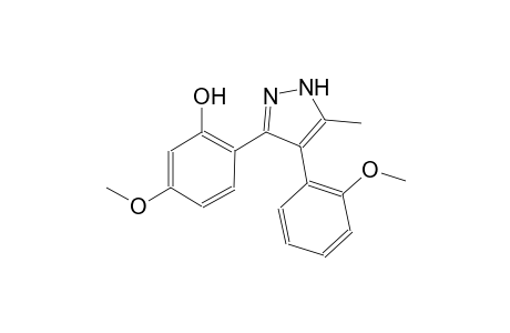 phenol, 5-methoxy-2-[4-(2-methoxyphenyl)-5-methyl-1H-pyrazol-3-yl]-