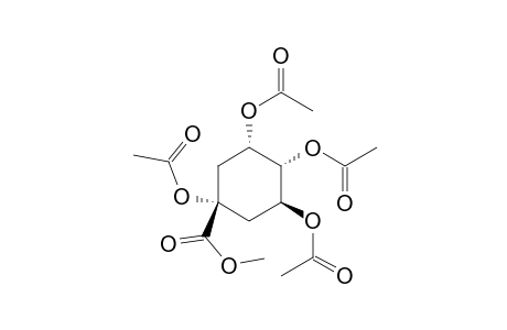 Cyclohexanecarboxylic acid, 1,3,4,5-tetrakis(acetyloxy)-, methyl ester, [1R-(1.alpha.,3.alpha.,4.alpha.,5.beta.)]-