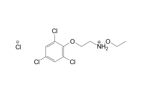 Ethanamine, N-ethoxy-2-(2,4,6-trichlorophenoxy)-, hydrochloride