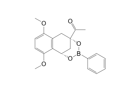 (1S,3S)-3-Acetyl-5,8-dimethoxy-1,2,3,4-tetrahydronaphthalen-1,3-diyl phenylboronate