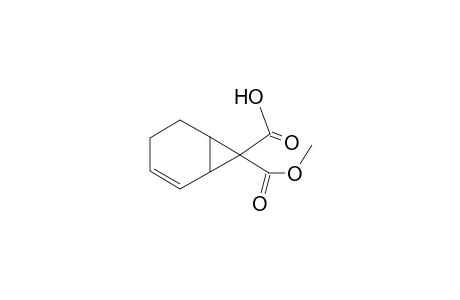 Bicyclo[4.1.0]hept-2-ene-7,7-dicarboxylic acid, monomethyl ester