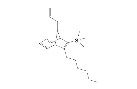 Trimethyl(8-hexyl-9-allylbicyclo[4.2.1]nona-2,4,7-trien-7-yl)silane